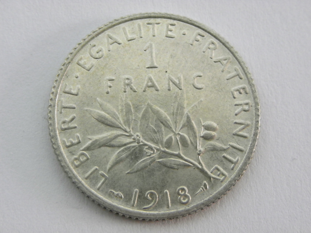 1 Franc semeuse 1918