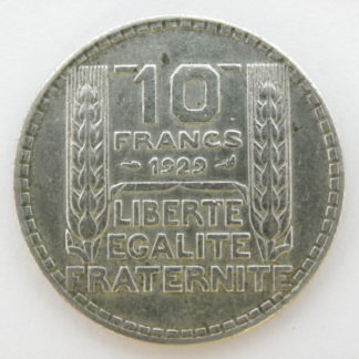 10 Francs TURIN 1929