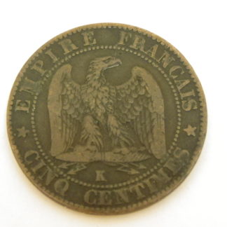 Cinq Centimes 1856 Napoléon III Tête nue