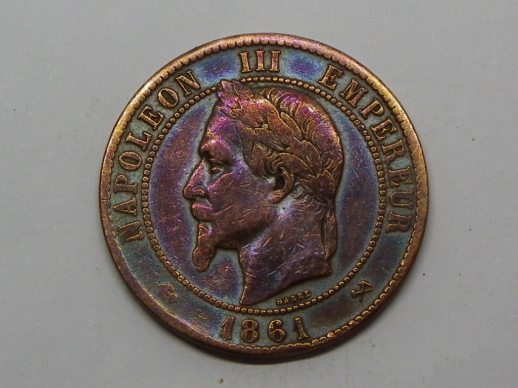 Valeur Pièce 5 Centimes Napoléon 3 1855 10 Centimes 1861 K Napoléon III, Tête Laurée TB