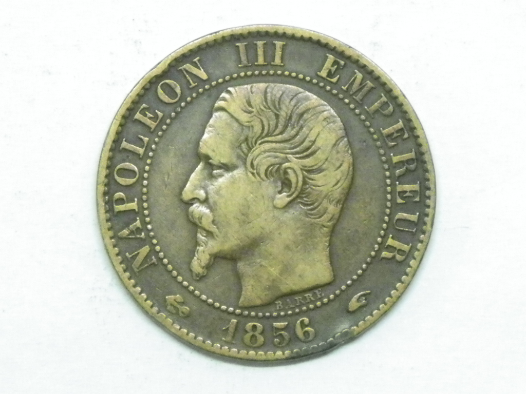Valeur Pièce 5 Centimes Napoléon 3 1855 5 centimes 1856 A Napoléon III tête nue