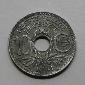 piece-de-monnaie-10-Centimes-LINDAUER-1941-TTB-AV