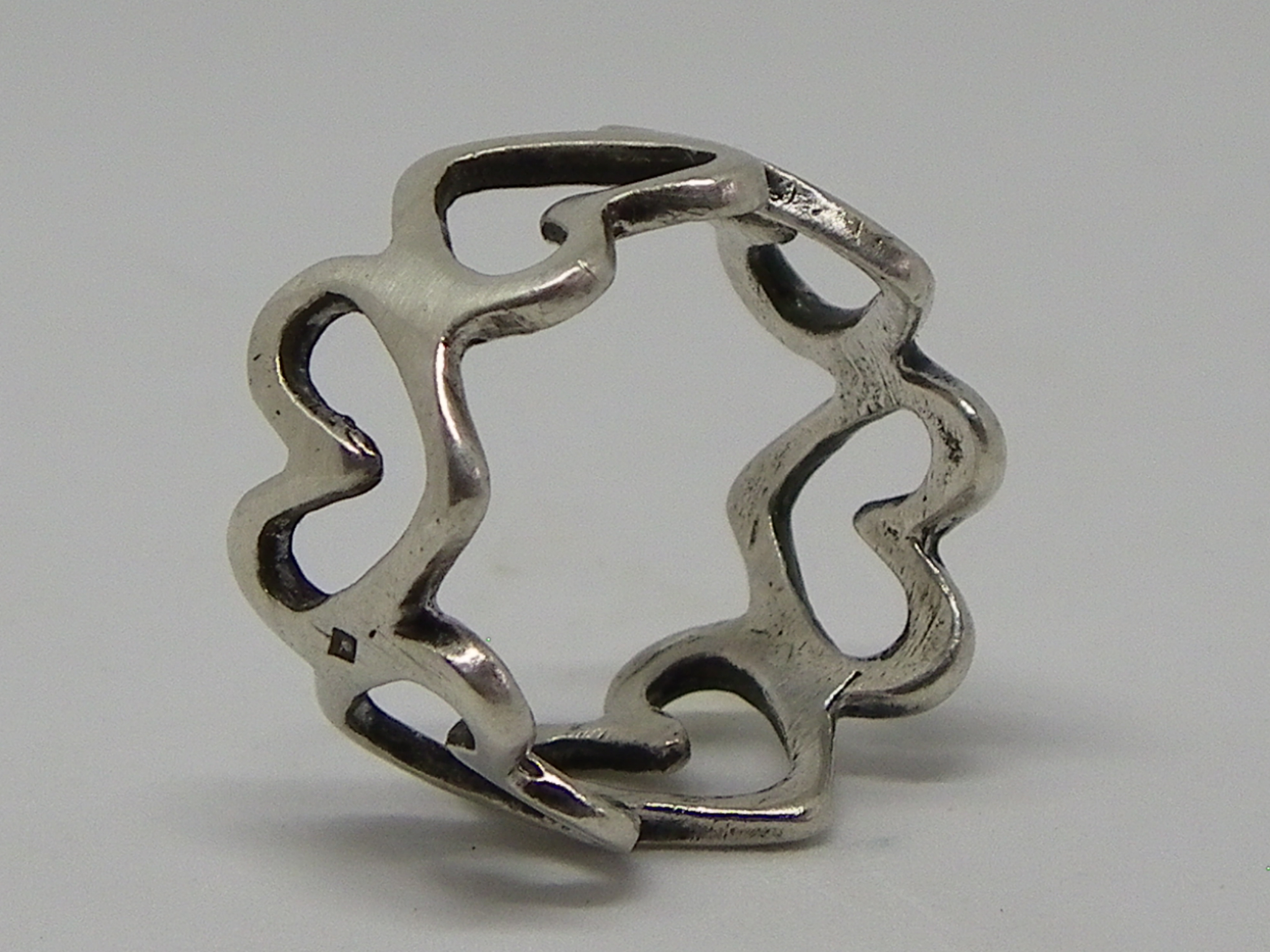 Bague Ancienne En Argent Massif 925 – Occasion, Pièce Unique Et Authentique