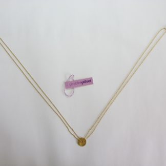 collier Galaté de créatrice en vermeil, le collier est entièrement fait main et d'artisanat Français