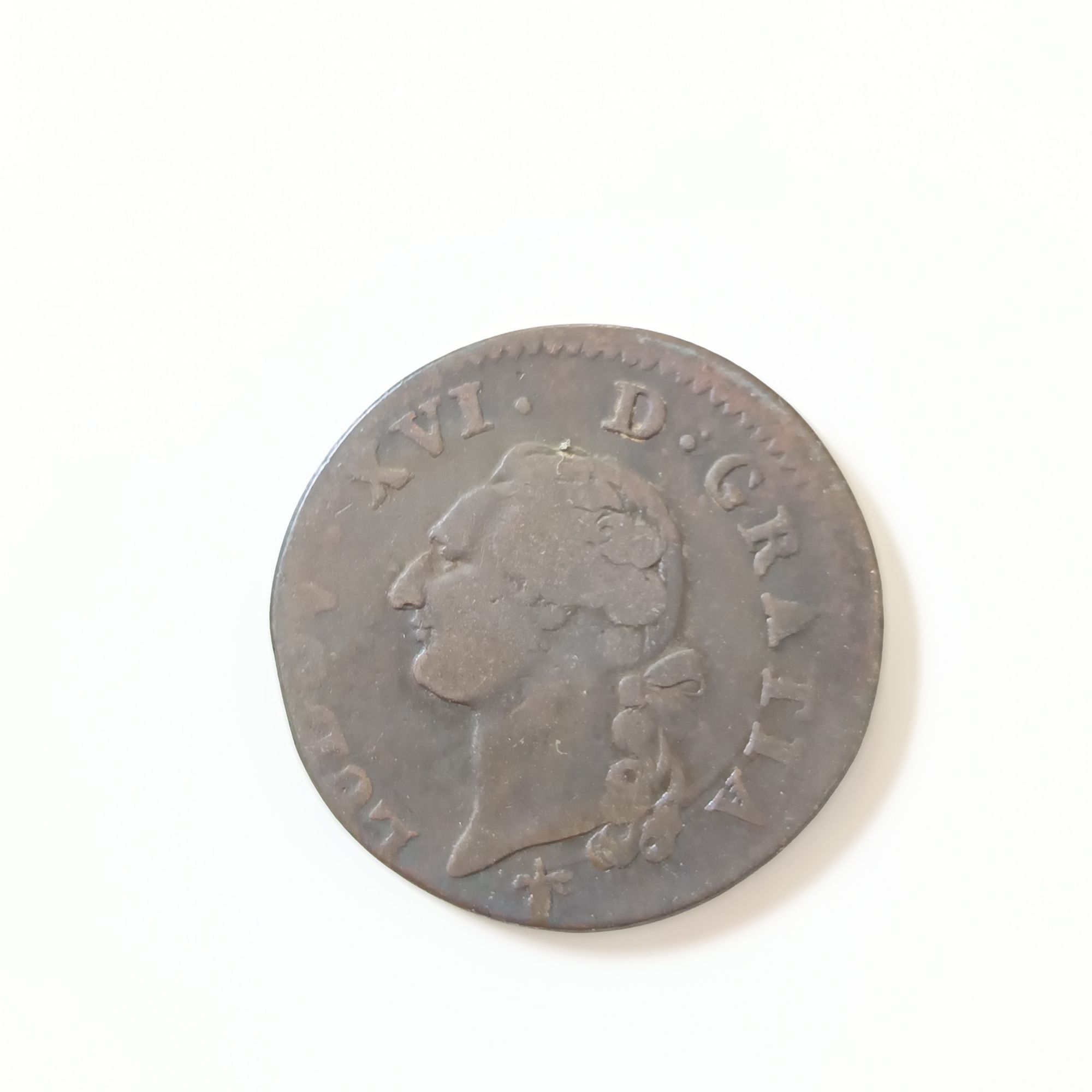 1 sol ecu louis xvi 1785d revers