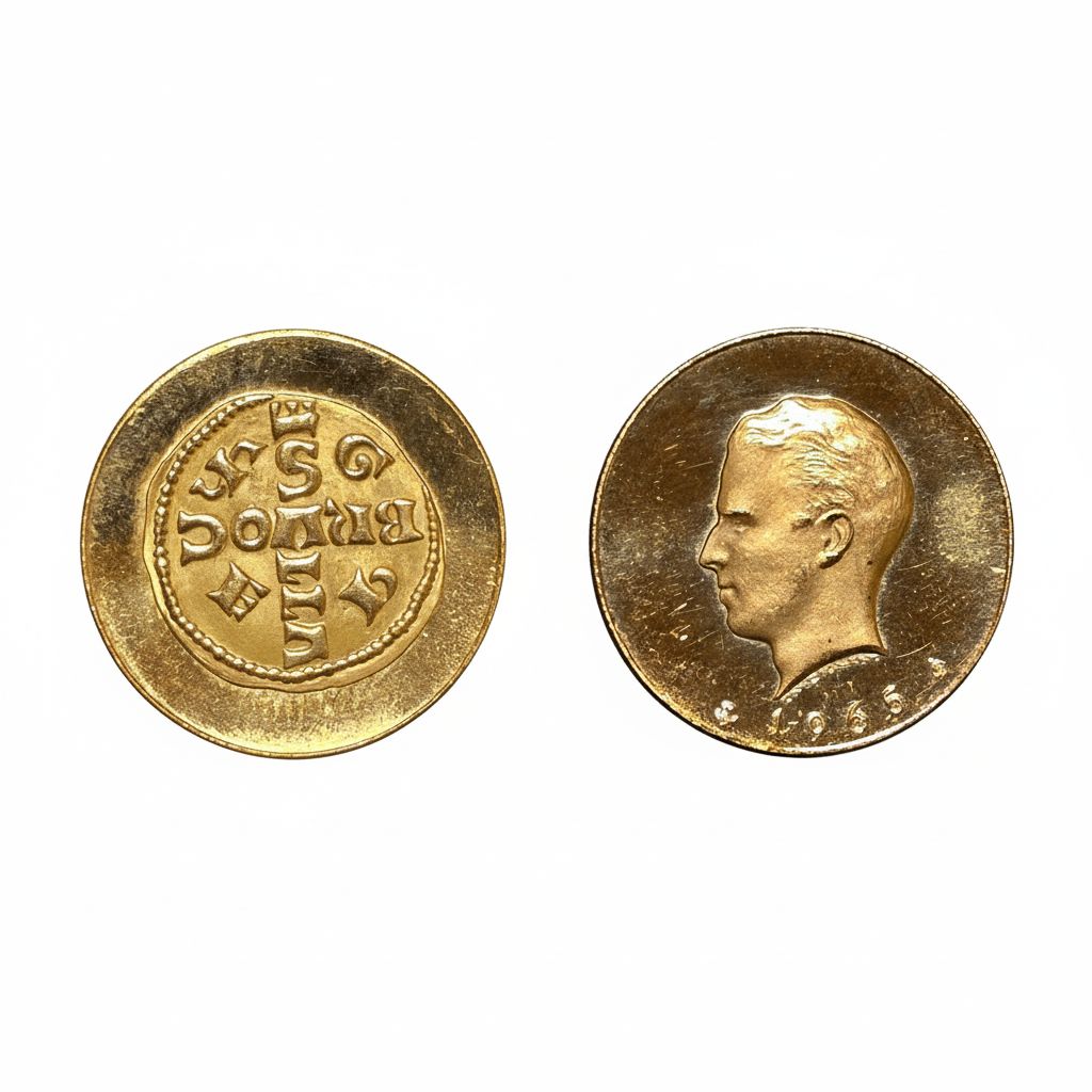 Belgique, Médaille, Baudouin I